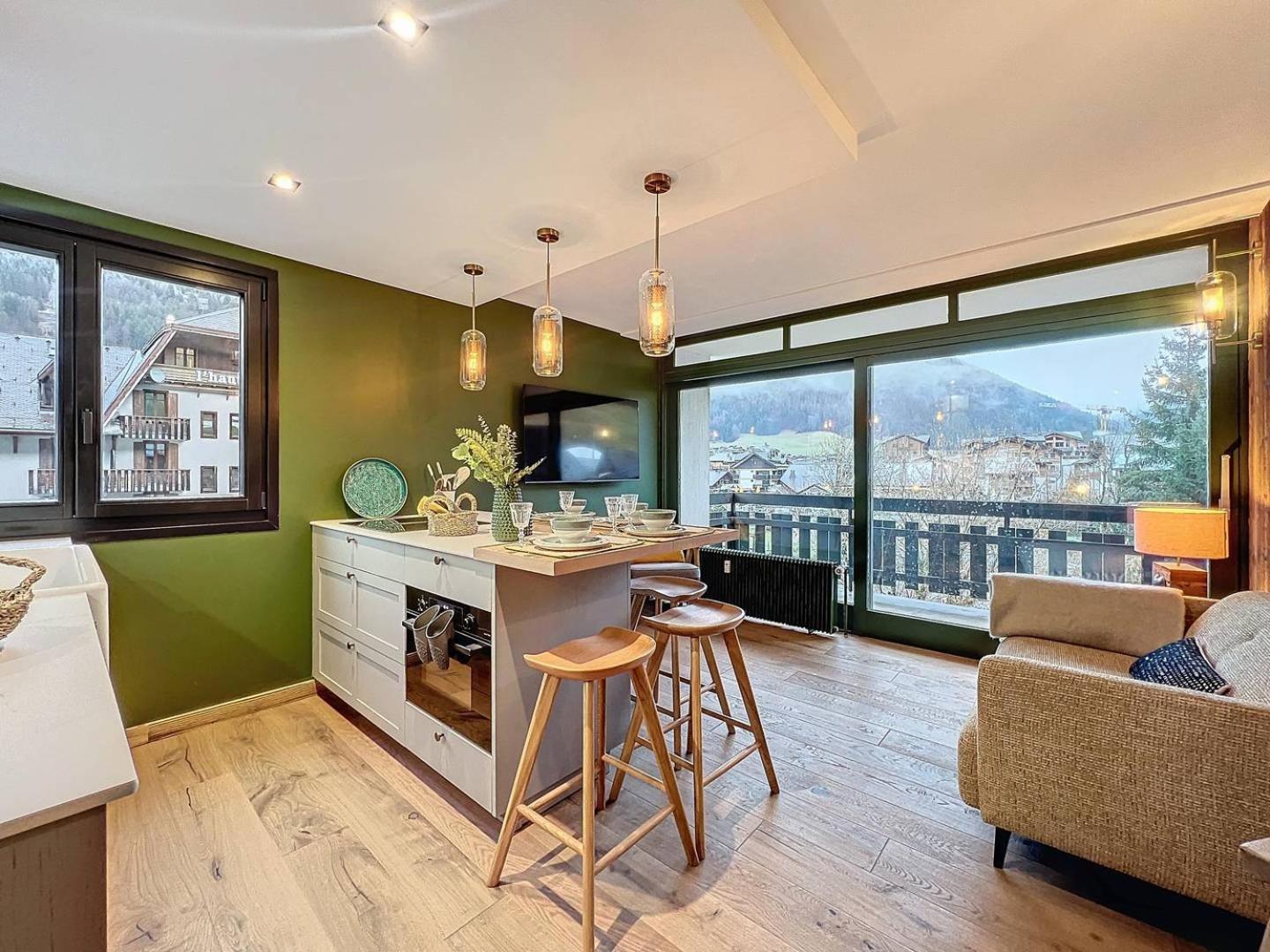 Schuss B8 Daire Morzine Dış mekan fotoğraf