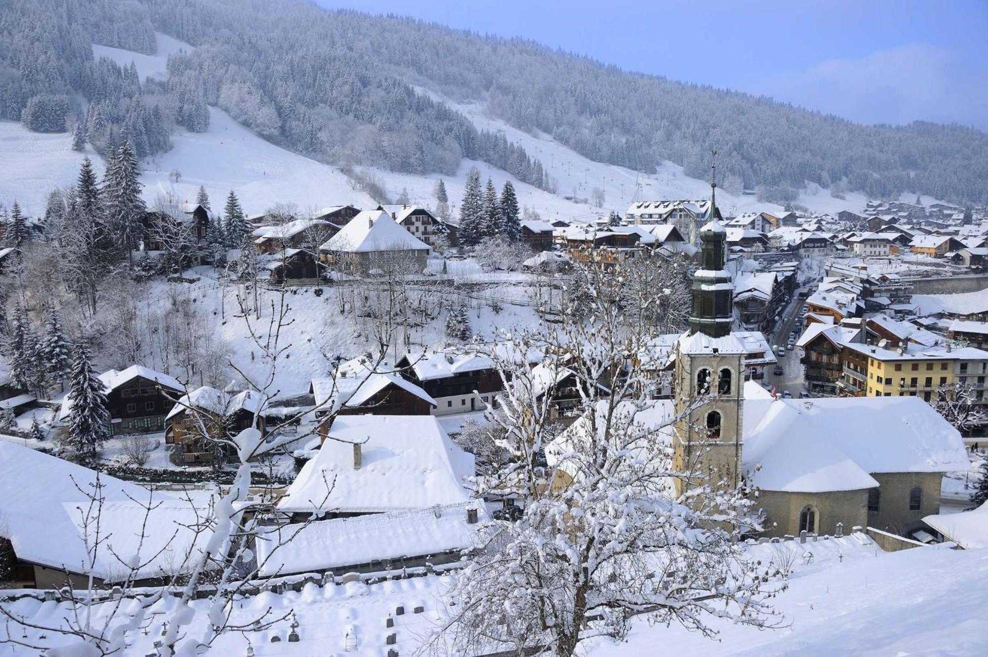 Schuss B8 Daire Morzine Dış mekan fotoğraf